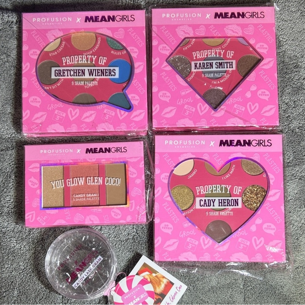 Mean Girls Eyeshadow Palette Collection Bundle 5 pc NIB ๐
